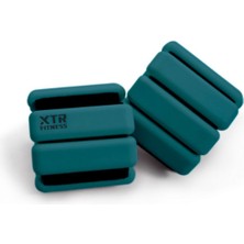 PremiumPort Ayarli El ve Ayak Bilek Ağırlığı 500G Çift Petrol Yeşili