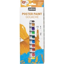 Pebeo Pop Art Guaj Boya Seti 11X10ML + 15ML Beyaz 669800