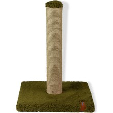 Feyza Design Yeşil Peluş Tırmalama Tahtası - Ekonomik ve Rahat 42 cm