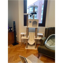Feyza Design Kedi Tırmalama Evi ve Oyun Platformu, %100 Memnuniyet Garantili