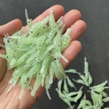 Tunalar Tarım 10 x 3,5 cm Parlayan Karides Suni Yem Olta Yemi