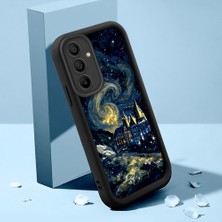 Ucuc Samsung Galaxy A15 5g Uyumlu Siyah Silikon Kılıf Klasik Desen Darbeye Dayanıklı Lens Koruma