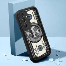 Ucuc Samsung Galaxy A16 Uyumlu Siyah Silikon Kılıf Komik Desenli Darbeye Dayanıklı Lens Koruma