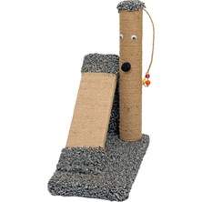 Feyza Design Kedi Tırmalama Rampası ve Direği, Eğlenceli ve Dayanıklı Tırmalama Seti