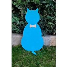 Feyza Design Renkli Kedi Tırmalama Matı, Papyon Detaylı, Catnip ile Eğlenceli Oyun