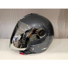 Kask Sway Sw 715 Hd Grey (Aynalı Vizör)