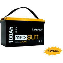 Mexxsun Lityum Akü 12,8V 100AH (Lifepo4) 1280WH