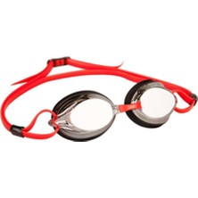 PremiumPort Kırmızı Siyah Madwave Spurt Aynalı Yüzme Gözlüğü