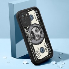 Ucuc Xiaomi Redmi Note 10/10S Uyumlu Siyah Silikon Kılıf Komik Desenli Darbeye Dayanıklı Lens Koruma