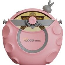 Teknotrust 630ML Uzay Temalı Silikon Kılıflı Pipetli Çocuk Matarası