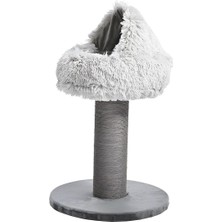 Feyza Design Yataklı Kedi Tırmalama Tahtası 49X49X58CM, Konfor ve Eğlence Sunar