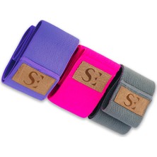 PremiumPort Çok Amaçlı Esneme Direnç Bantları 3'lü Set, Hafif, Orta ve Sert Seçenekler