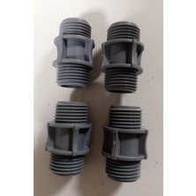 Cegel Ziraat 4 Adet - Plastik Dişli Bağlantı Aparatı (Rekor) – 1/2 x 1/2
