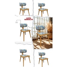 Moni Tasarım Luvia Sandalye - 6 Lı Set - Özel Desen