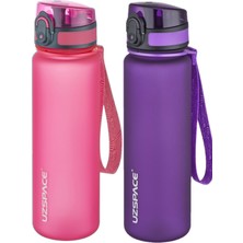 PremiumPort 2'li 500ML Tritan Su Matara Seti, Şık ve Sağlam Tasarım