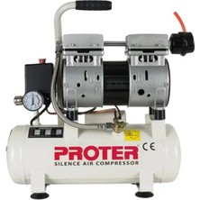 Proter PROTER 9 Litre Sessiz Ve Yağsız Hava Kompresörü PR 9 S