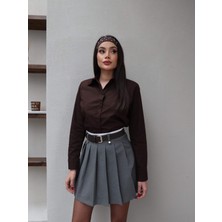 Esra Helvacı Vatkalı Oversize Gömlek