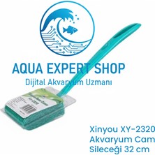 Xinyou Akvaryum Cam Sileceği - Akvaryum Temizlik Ekipman - Saplı - 32 cm - XY-2320