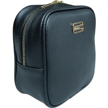 Maykis Siyah Mini Makyaj Çantası