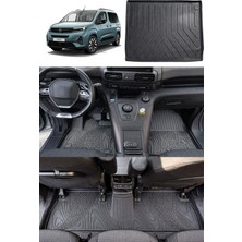 Rizline Opel Combo 2019 ve Sonrası 3D Havuzlu Premıum Paspas ve Bagaj Havuzu Separatörlü