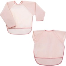 Miniboni Uzun Kol Önlük - Kısa Kol Önlük Seti - Pink