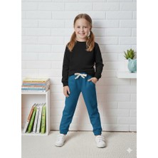 Ruhaay Çocuk Beli Lastikli Cepli Unisex Eşofman Altı