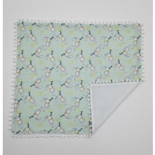 A-LESYA Çift Taraflı Müslin Bebek Battaniyesi - Bebek Örtüsü