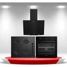 Arçelik Ankastre Set - 10 (Ade 604-1 S/ Ocd T 601-1 Es / Afc 330 S)