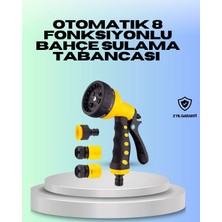 Eco Lounge Ayarlanabilir Basınçlı 8 Modlu Bahçe Sulama Tabancası Hortum Aparatı