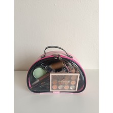 Maykis Şeffaf Yarım Ay Seyahat ve Makyaj Çantası