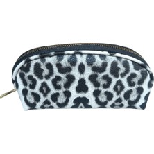 Maykis Leopar Desen Makyaj Çantası