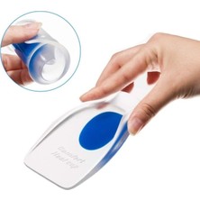 Eco Lounge Topuk Silikonu Şeffaf Mavi Erkek