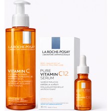 C Vitamini Içerikli Işıltı Veren Yüz Temizleme Jeli Tüm Cilt Tipleri Için 200 Ml+C Serum 30 ml