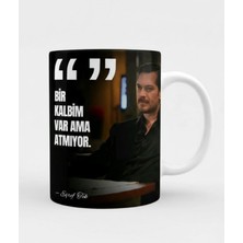 Sartre Art Eşref Rüya Eşref Tek 2 Dizi Özel Tasarım Hediyelik Kupa Bardak