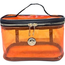 Maykis Şeffaf Kutu Model Makyaj ve Seyahat Çantası