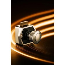 Basmalı Çekmece Kilidi, Karavan, Yat, Tekne, Dolap, Kapak Güvenlik Mandalı, Dayanıklı, Nikel, Kolay Montaj, Bas Çek Mekanizma (Küçük)