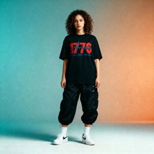 Dune 1776 America Freedom Oversize 3 Iplik Pamuk Baskılı  T-Shirt