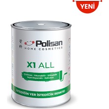 Polisan X1 All Her Yeri Istediğini Boya-Çizilmez-Yıkanabilir-Isıya Dayanıklı-Kokusuz-- 0,75 L