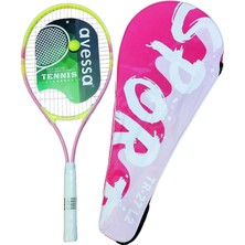 PremiumPort Pembe Tenis Raket Seti, Hafif ve Dayanıklı Oyun Malzemeleri