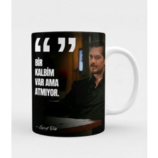 Sartre Art Eşref Rüya Eşref Tek 3 Dizi Özel Tasarım Hediyelik Kupa Bardak