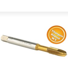 Gfb GFB3502 Hss Titanyum Düz Makine Kılavuzu M - 5 x 0,8