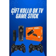 Eco Lounge Game Stick Çift Oyun Konsolu Smart Tv Game Box 8k Ultra Hd 64 GB