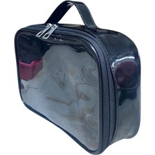 Maykis Şeffaf Kapaklı Kadın Makyaj ve Seyahat Çantası