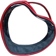 Maykis Şeffaf Kalp Makyaj Çantası