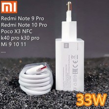 Worldway Mi 11 Lite 4g Için Xiaomi 33W Type-C Hızlı Güç Şarj Aleti Mdy-11-Ez – Beyaz