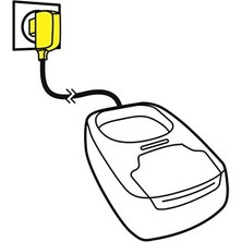 2.633-107.0 Yedek Pil Şarj Cihazı, Pencere Süpürgeleri Için, Siyah