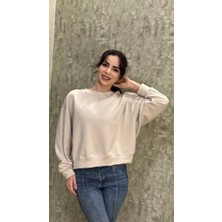 Leilaa Midi Boy Modal Kumaş Sweatshirt