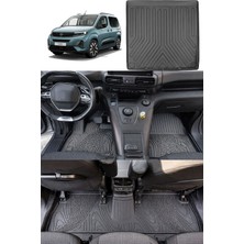 Rizline Opel Combo 2019 ve Sonrası 3D Havuzlu Premıum Paspas ve Bagaj Havuzu Separatörsüz