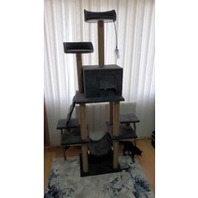 Feyza Design Yüksekli ve Eğlenceli Kedi Tırmalama ve Oyun Platformu