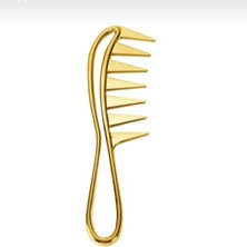 Yurish Gold Renk Saç Şekillendirici Wax Tarak